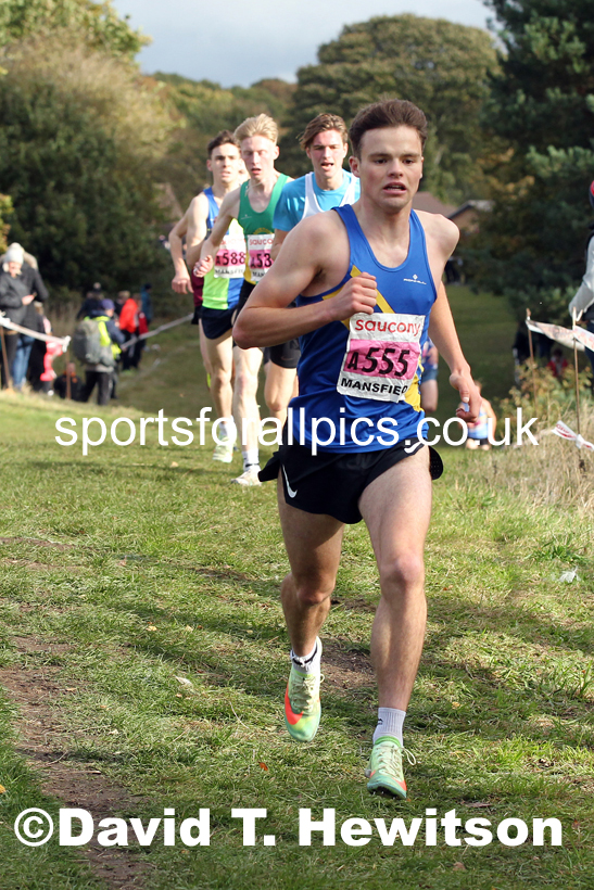 Junior mens 2021 National Cross Country Relays, Berry Hill Park, Mansfield. Photo: David T. Hewitson/Sports for All Pics
